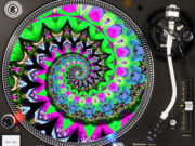 Her Tie Dye - Turntable Slipmat