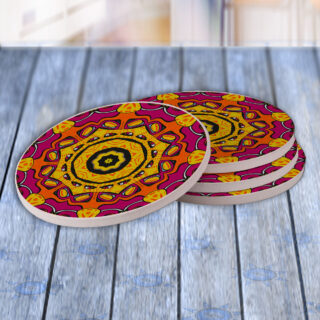 Hippy Sunshine - Drink Coaster Gift Set