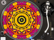 Hippy Sunshine - Turntable Slipmat