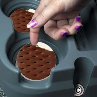 Ice Cream Sandwich - Car Coasters