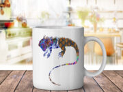 Iguana Pattern - Coffee Mug