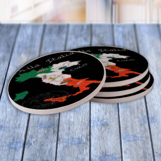 Italy Bella Painting - Drink Coaster Gift Set