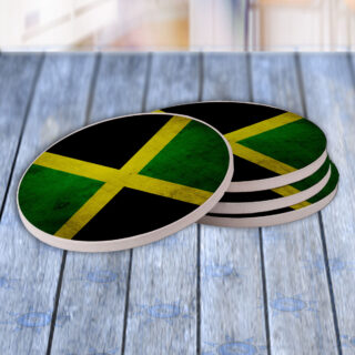 Jamaica Flag - Drink Coaster Gift Set