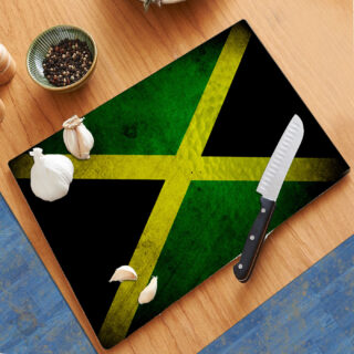 Jamaica Flag - Cutting Board