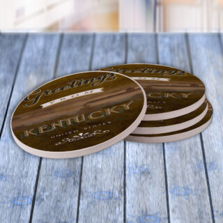 Kentucky Greetings - Drink Coaster Gift Set