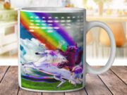 Kitty Cat Magic Wand Video Game Unicorn - Coffee Mug