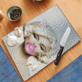 Kitty Cat Pink Beauty Queen - Cutting Board