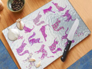 Kitty Cat Pink - Cutting Board