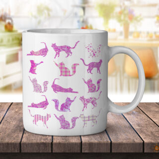 Kitty Cat Pink - Coffee Mug