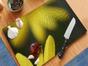 Ladybug Sunflower - Cutting Board