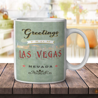 Las Vegas Nevada Greetings - Coffee Mug