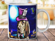 Mad Hatter Bloodhound - Coffee Mug