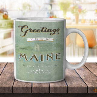 Maine Greetings - Coffee Mug