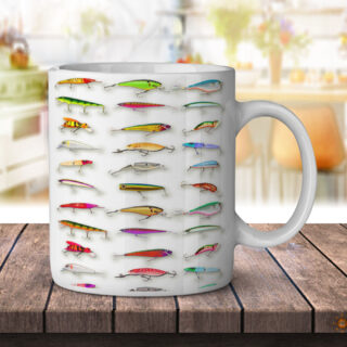 Many Fishing Lure Lures - Coffee Mug