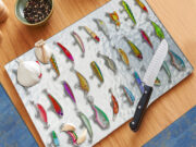 Many Fishing Lures_3 - Cutting Board