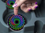 Mardi Gras Rainbow - Car Coasters