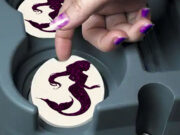 Mermaid Nautical - Car Coasters