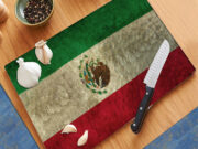 Mexico Flag - Cutting Board