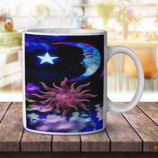 Moon Sun Stars - Coffee Mug