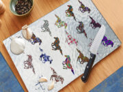 Mustang Horse Pattern - Cutting Board