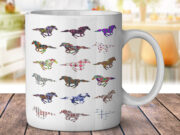 Mustang Horse Pattern - Coffee Mug