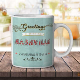 Nashville Music Greetings - Coffee Mug