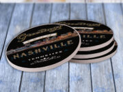 Nashville Tennessee Greetings - Drink Coaster Gift Set