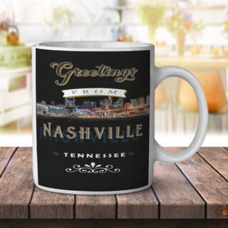 Nashville Tennessee Greetings - Coffee Mug