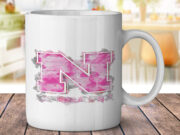 Nebraska Pink Camoflauge - Coffee Mug