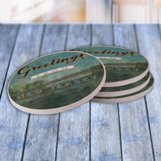 New Jersey Greetings - Drink Coaster Gift Set