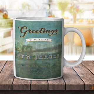 New Jersey Greetings - Coffee Mug