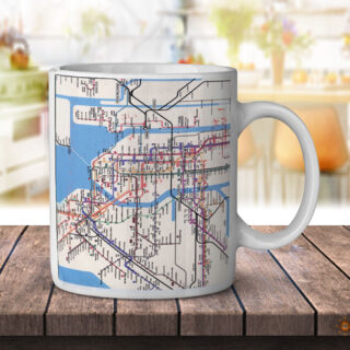 New York Subway Map - Coffee Mug