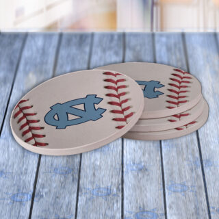 North Carolina Baseball - Drink Coaster Gift Set