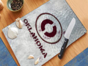 Oklahoma Painting - Cutting Board