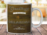 Oklahoma United States Greetings - Coffee Mug