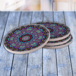 Paisley Gems - Drink Coaster Gift Set