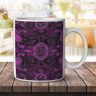 Paisley Pink Painting - Coffee Mug