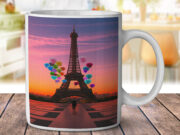 Paris Eiffel Tower Balloons - Coffee Mug