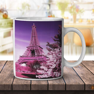 Paris Eiffel Tower Pink - Coffee Mug