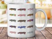 Piggy Pig Pattern - Coffee Mug