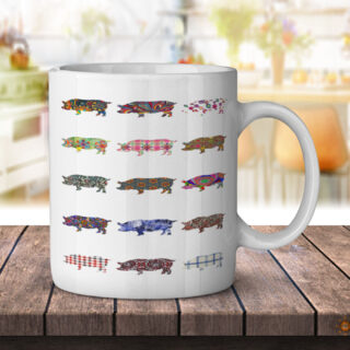 Piggy Pig Pattern - Coffee Mug