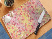 Pink Flower Pattern - Cutting Board