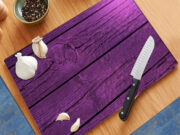 Pink Wood Pattern - Cutting Board