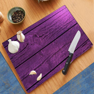 Pink Wood Pattern - Cutting Board