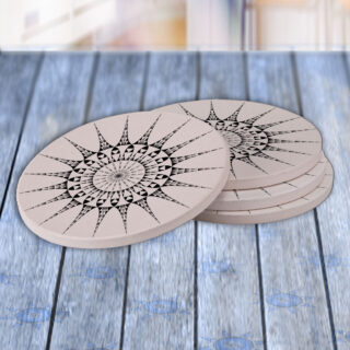 Pinwheel Carousel - Drink Coaster Gift Set