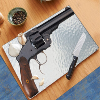 Pistol Gun Revolver - Cutting Board