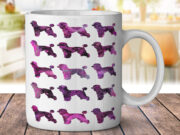 Poodle Dog Painting - Coffee Mug