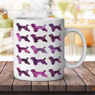 Poodle Dog Painting - Coffee Mug