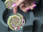 Psychadelic Native Tribe - Car Coasters