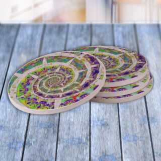 Psychadelic Native Tribe - Drink Coaster Gift Set